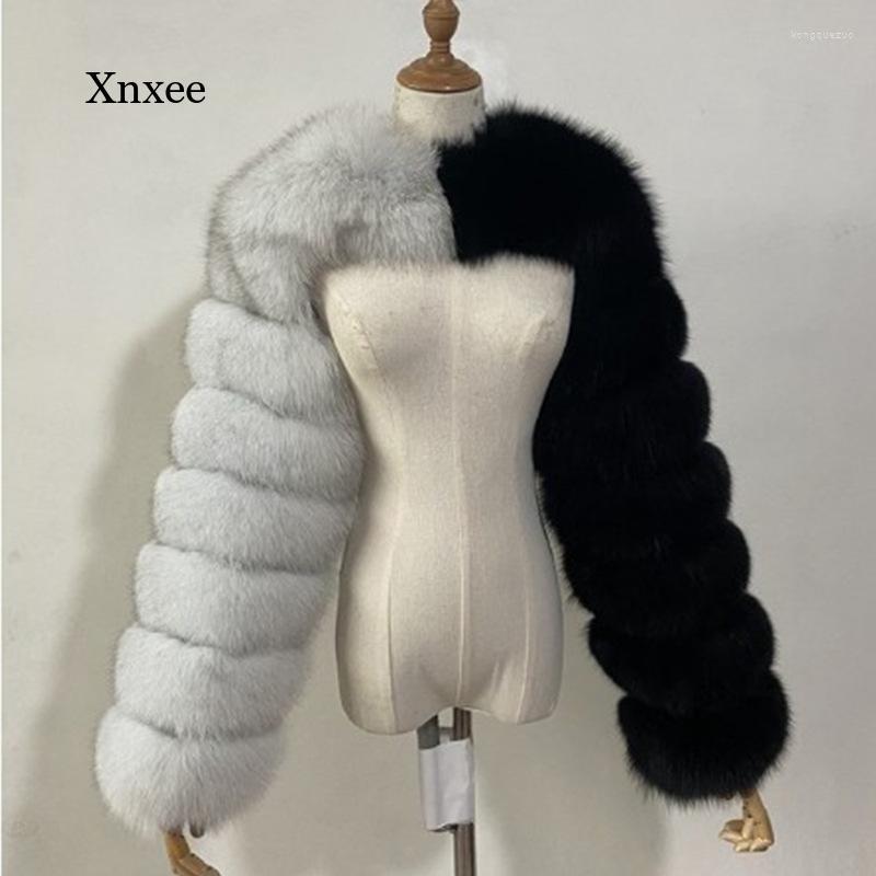 

Women's Fur Fashion Winter High-Quality Short Faux Coat Retro Long-Sleeved Warm Mink Skinny Jacket Furry Female Top, Pink
