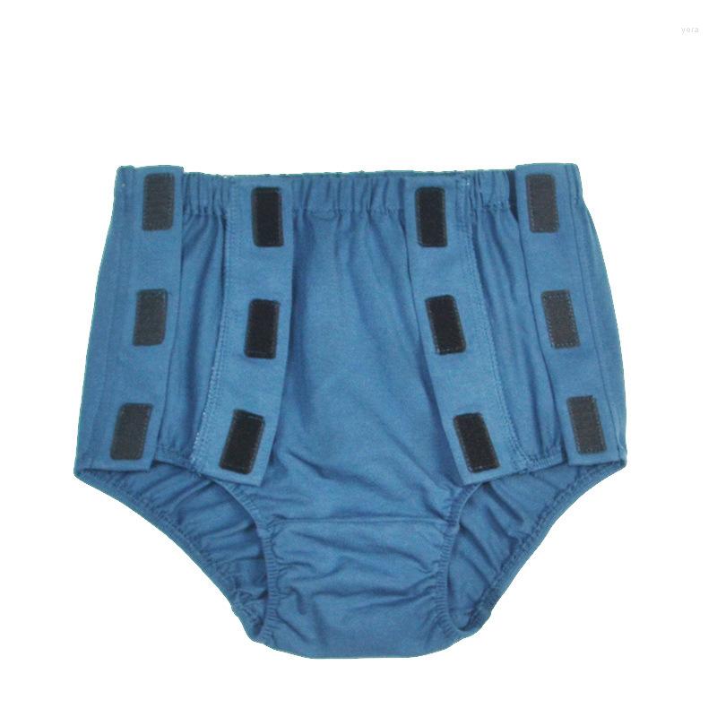 

Underpants Nursing Underwear Bed Briefs Cotton Men Daily Wear L XL XXL XXXL Solid Comfortable Breathable Easy Off M368, Blue