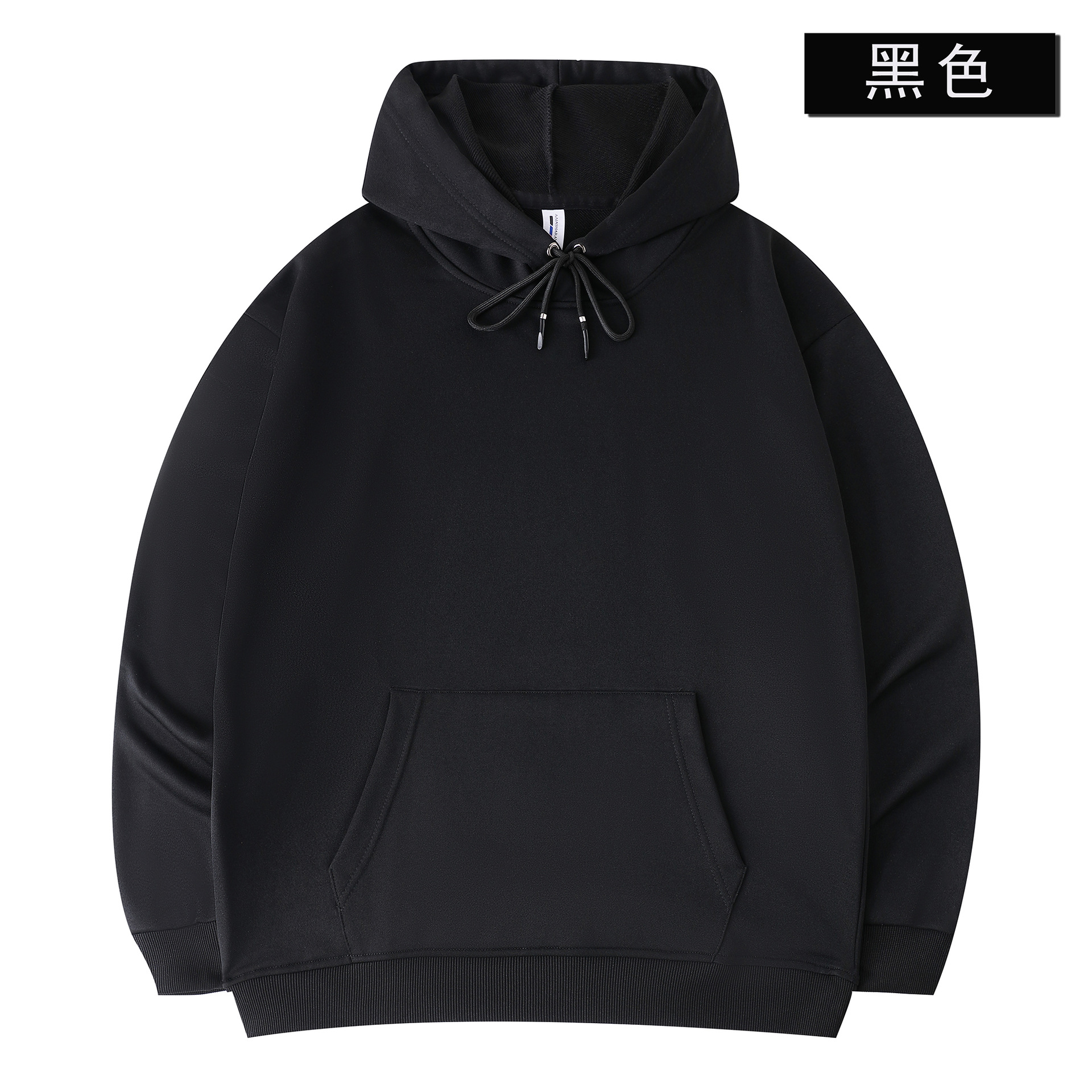 

Solid Women's Sweatshirt Men and Women's American Retro Thin Spring and Autumn Hoodie Loose Student Top Couple Backing Shirt, White