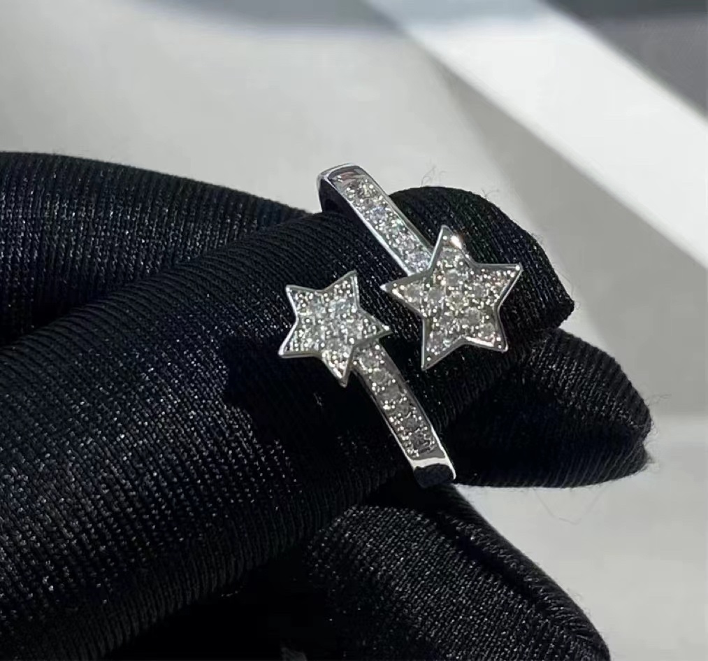 

Exquisite Charm Noble Opening Ring Pure Luxury Style Designed for Women Fashion Simple Exclusive Popular Brand Selected Quality Gift Silver Plated Never Fade