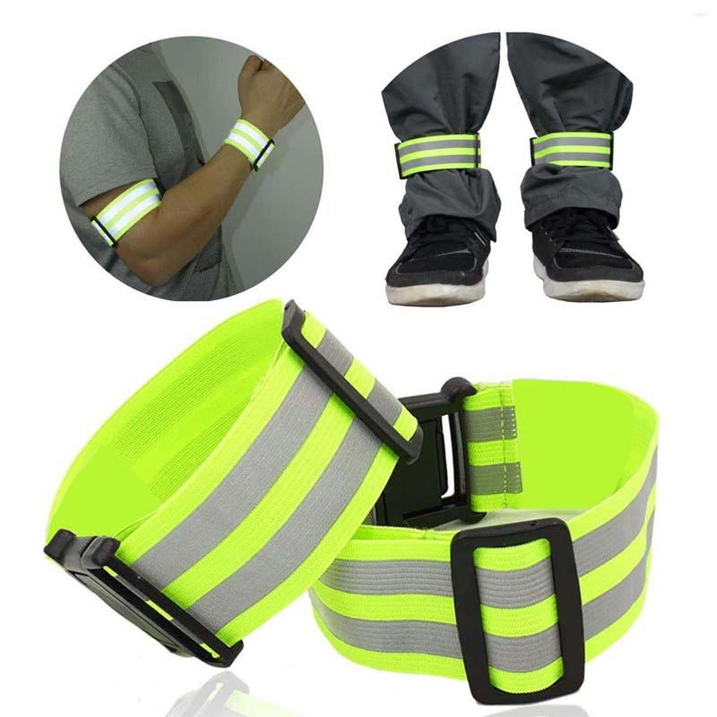 

Waist Support Reflective Band Adjustable Safe Bicycle Strap Promote Safety Variety Of Wearing Methods Circular Flashing Effect, Green