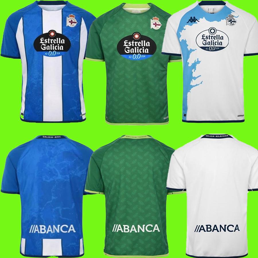 

22 23 Deportivo de La CoruNa Soccer Jerseys Coruna Home Away MOLLEJO DEPORTIVISTA 2022 2023 M.KONE SABIN AKETXE SANTOS ESPIRITO ALEX
