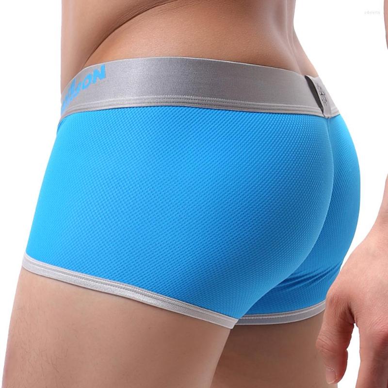 

Underpants Sexy Fashion Brand Boxers Shorts Men' Underwear For Male Trunk U Convex Pouch Panties, Black
