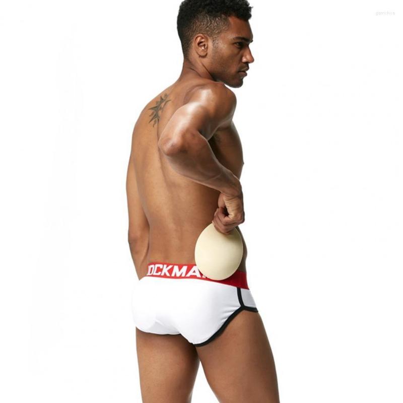 

Underpants Men Sexy Lightweight Briefs Washable Keep Cool Innovative Lifting Hip Detachable Cotton, Blue