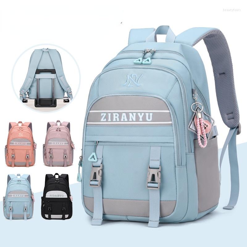 

School Bags Children's Girls Kids Satchel Waterproof Orthopedic Backpack Schoolbags Primary Mochilas Infanti, Black