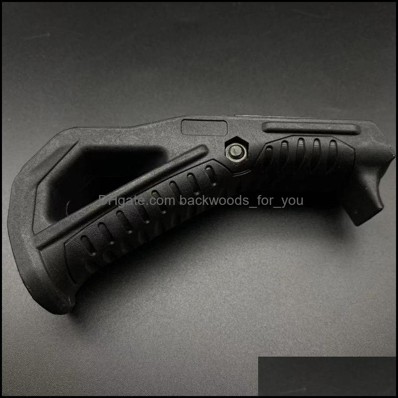 

Tactical Accessories Tactical Accessories Airsoft Front Grip Ar15 Handstop Hunting Triangle Foregrip Holder For 20Mm Rail Gel Ball T Dhfz9