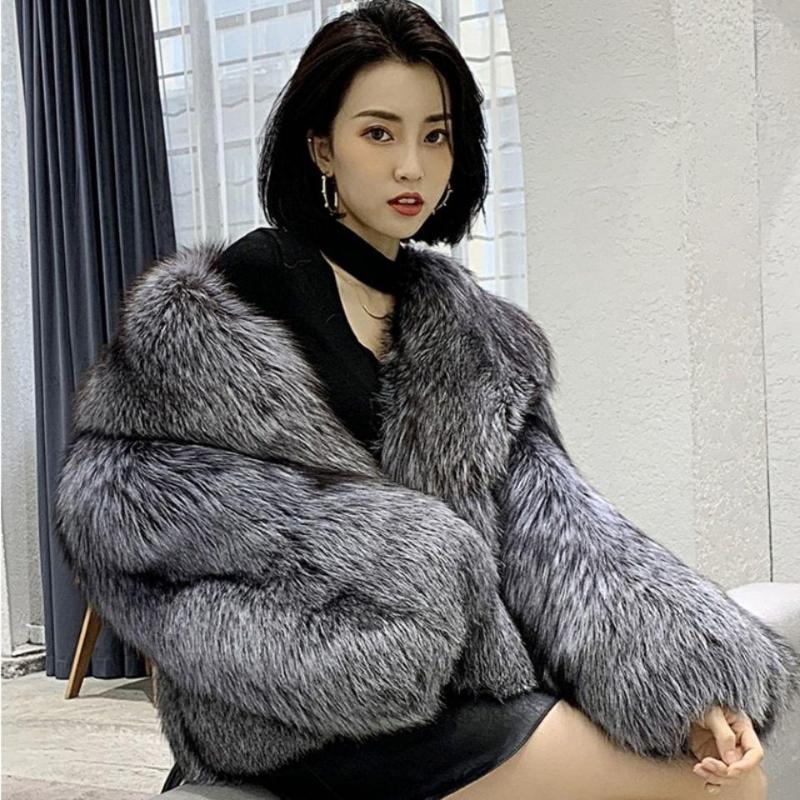 

Women' Fur 2022 Fluffy Coat Women Winter Fashion Thick Warm Overcoat Faux Coats Female Jacket Casual Party Outerwear X263, Yinhuise
