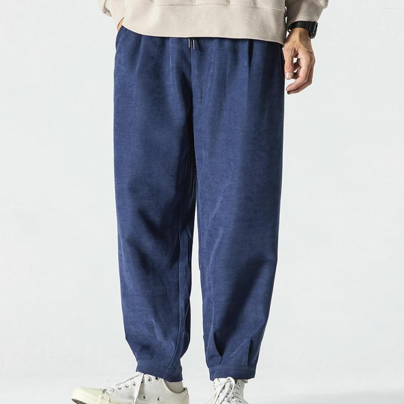 

Men's Pants 2022 Men's Fashion Drawstring Pocket Straight Leg Overalls Casual Loose Comfortable Male Trouers