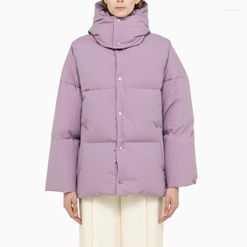 

Women' Trench Coats Luxury Ultra Light Down Jacket Women 2022 Autumn Winter Long Sleeve Solid Hooded Parkas Top Quality Loose Warm Jackets, Black