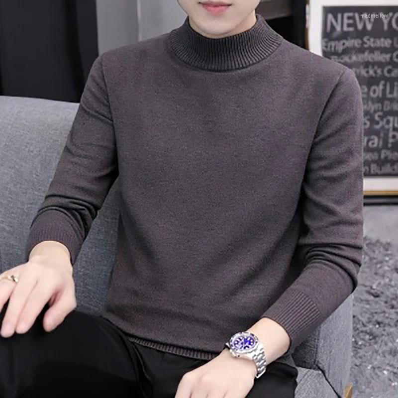 

Men's Vests Men's 2022 Autumn And Winter Self-cultivation Turtleneck Sweater Casual Plus Velvet Thick Knitted, Tp11