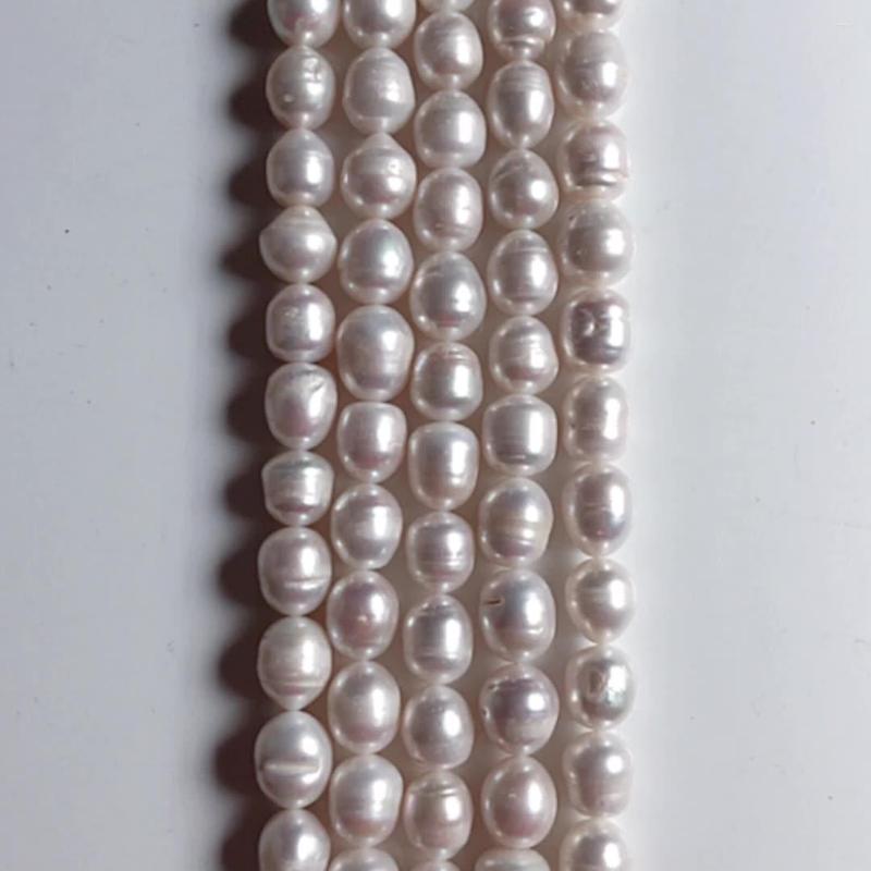 

Choker Wholesale 12-13mm Natural Freshwater Rice Shape Loose Pearl String Strand For Jewelry Making