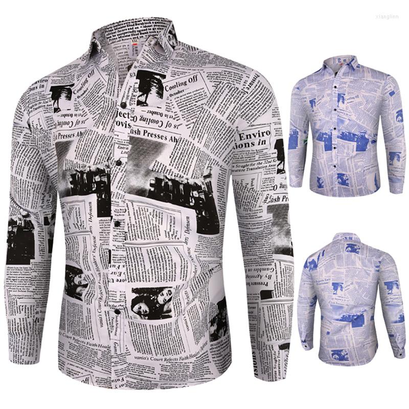

Men's Casual Shirts Shirt For Men 2022 Spring And Autumn Letter Male Teenager Boy Fashion European American Style S69, Black