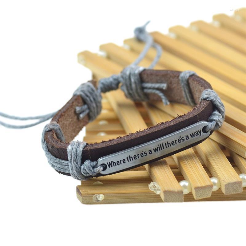 

Charm Bracelets Vintage Bracelet For Men Women Braided Leather With Alloy Cool Punk Male Gift