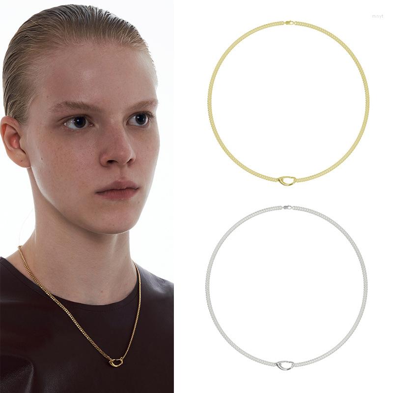 

Choker LONDANY Necklace Niche Design Ins Cold Wind Short Female Irregular Pendant Simple Clavicle Chain