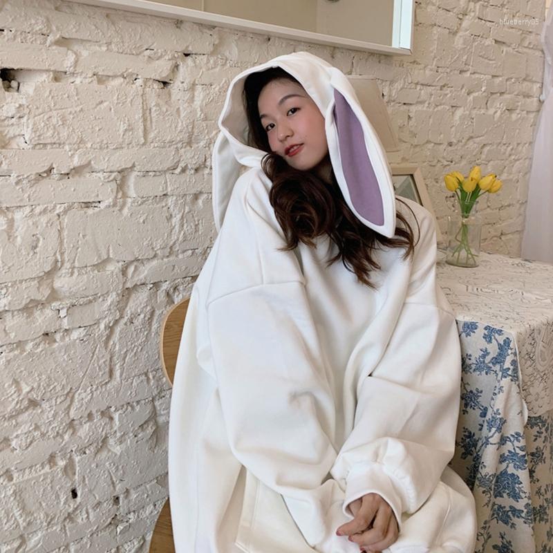 

Women's Hoodies Ear Hooded Coats Top Women Cute Oversized Loose Fit Coat Tops, Lavender