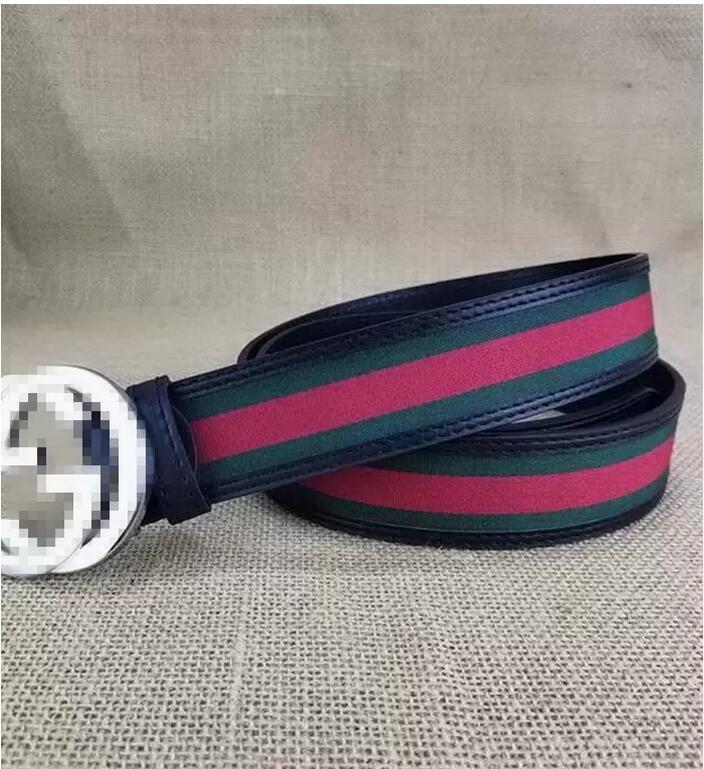 

20 Color Fashion Letter Printing Big Buckle Genuine Leather Men Women High Quality Belt with RSHSRJDFTGHDJD, Multi