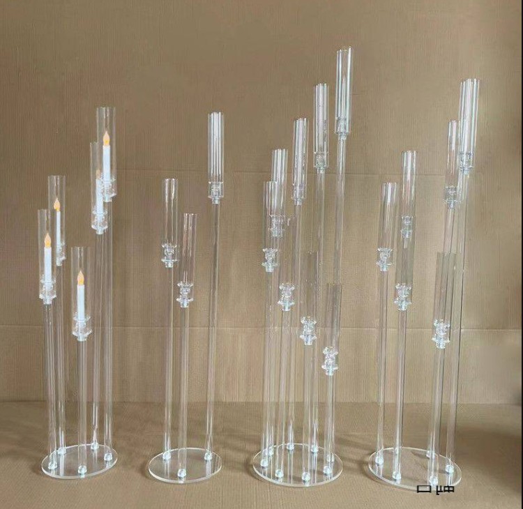 

decoration New Wholesale Acrylic Crystal Wedding Table Centerpiece Chandelier center pieces for decoration imake