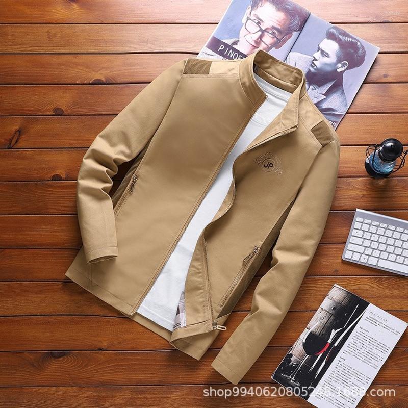 

Men's Jackets 2022 Men Autumn Jacket Cotton Lightweight Coat Fashion Clothing Streetwear Bomber Pure, Red