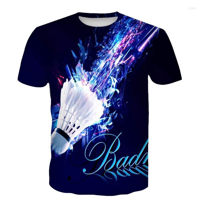 

Men' T Shirts Badminton 3D Print T-Shirts Shuttlecock Sports Streetwear Men Women Fashion O-Neck Shirt Oversized Kids Tees Tops Clothing, Atf3a222311c