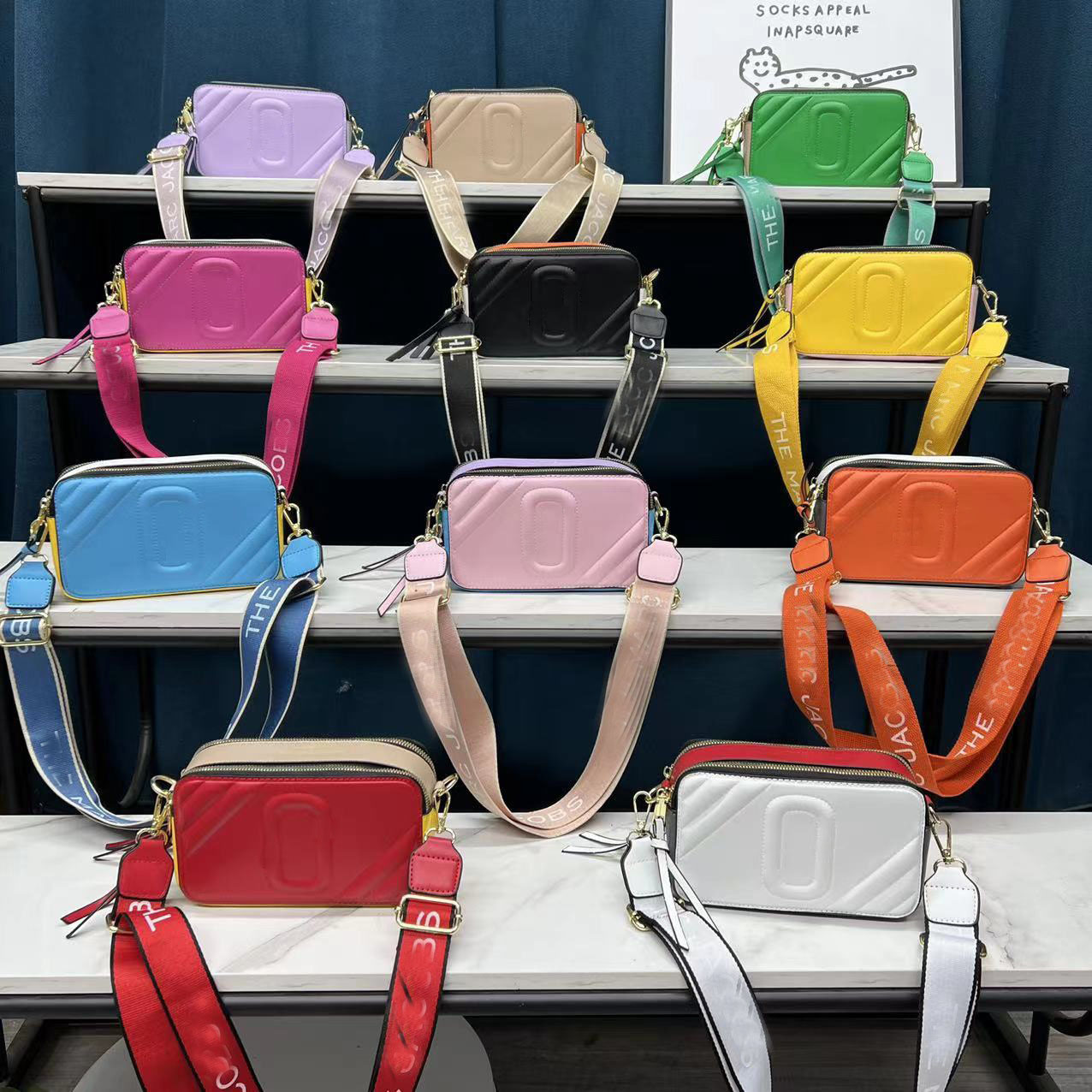 

Shoulder Bag Designer Handbag Luxury M Fashion J Tote Messenger Women Vintage Small Square Crossbody Camera Bags, Purple