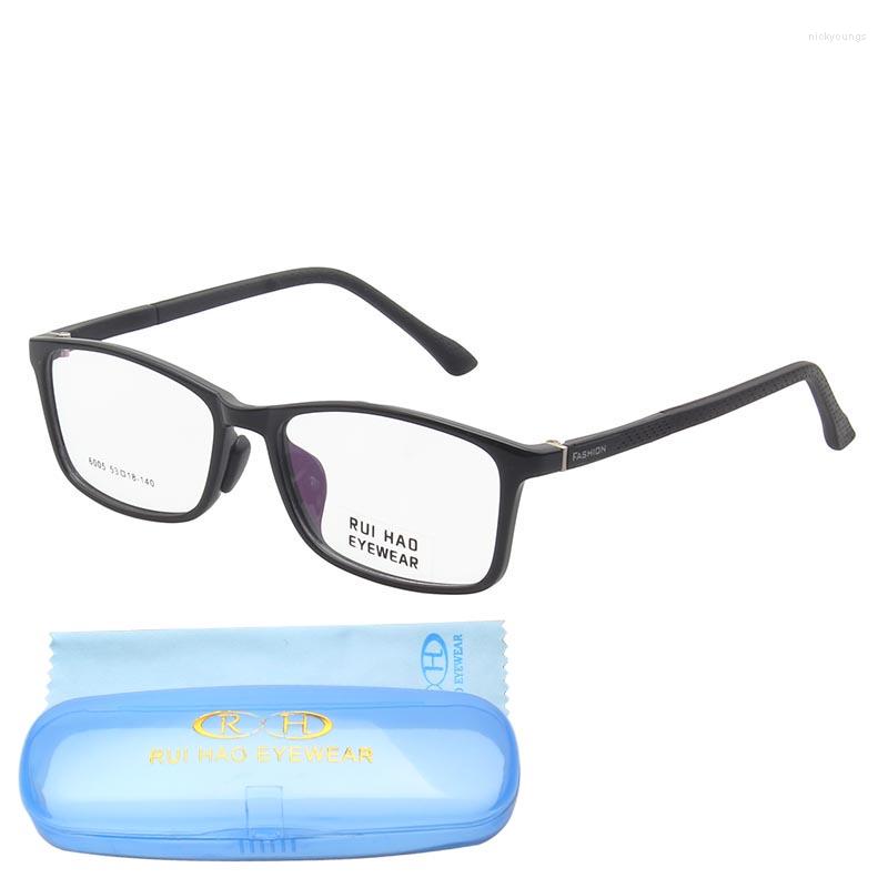

Sunglasses Frames Leisure Eyeglasses Frame Unisex Glasses Optical Spectacles TR90 Material Rui Hao Eyewear Brand 6005
