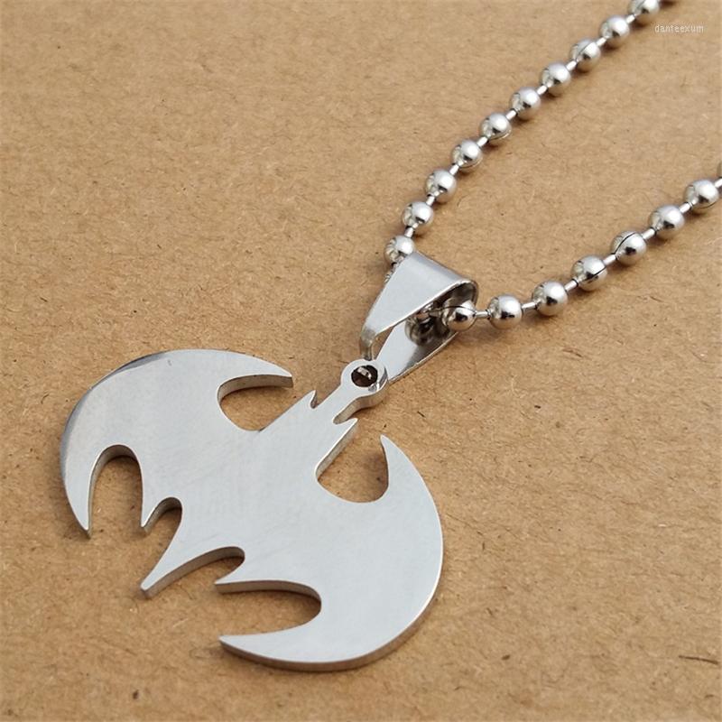 

Chains RONGQING 10pcs/lot Wholesale 316L Stainless Steel Necklace For Women Men Gift 2022 Cosplay Titanium Pendant