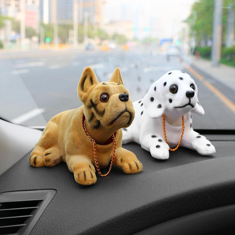 

Interior Decorations Car Ornament Shaking Dog Nodding Puppy Doll Cute Auto Dashboard Decoration Shakes Head Bobblehead Home Furnishings