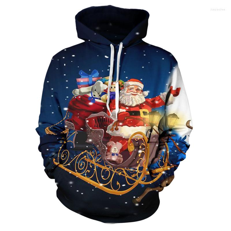 

Men's Hoodies Autumn And Winter Christmas Costume Anime Santa Claus 3D Print Fashion Streetwear Men Women, Dhy3j202214112