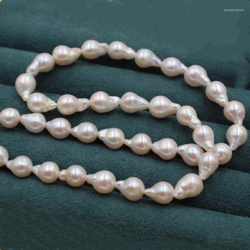

Chains 5pcs/lot 7-8MM Natural Freshwater Pearl For Mother's Day Gift High Quality Teardrop Necklace