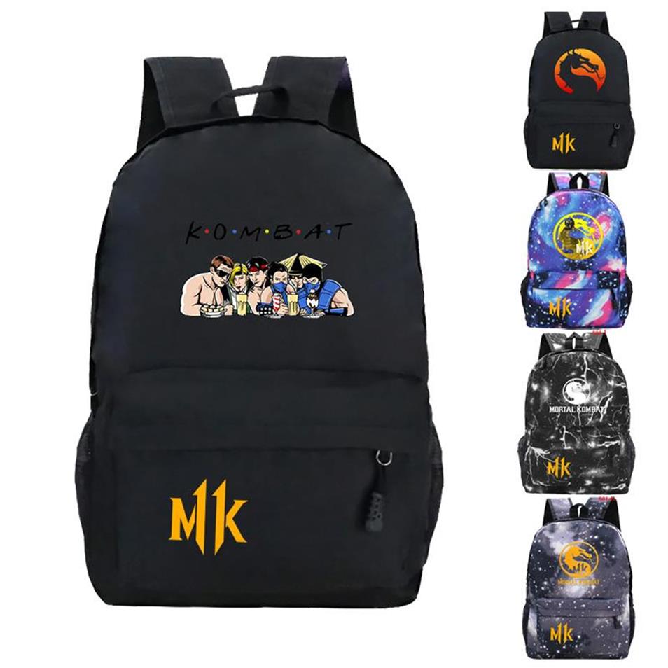 

Backpack Mortal Kombat Backpacks For Girls Boys School Bag Children Book Teens Casual Daily Knapsack Men Sport Mochilas258q, 20