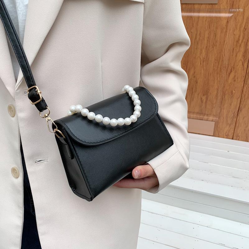 

Evening Bags Handbag Women's Spring Stylish Retro Minimalism Small Square Bag Shoulder Crossbody, Black