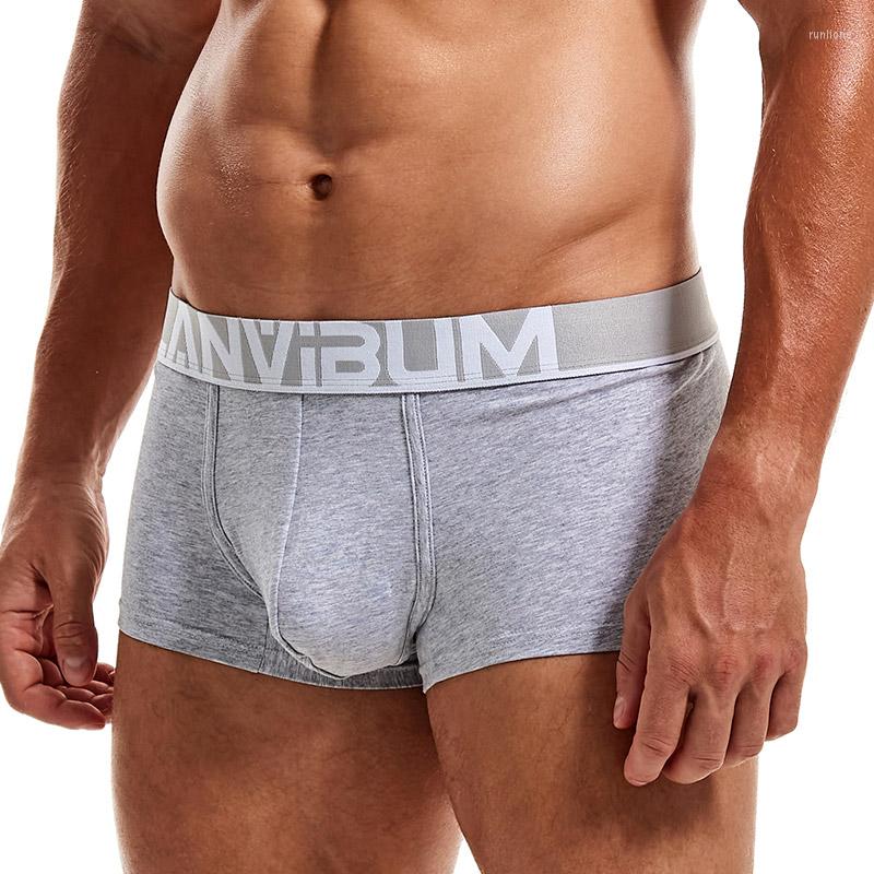

Underpants Boxers Mens Breathable Comfortable Soft Male Underwear Oxygen Breathing Surface Fitting 6 Solid Color Super Elastic Sport Shorts, White