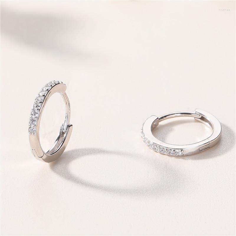

Hoop Earrings S925 Sterling Silver Round 925 For Women Jewelry