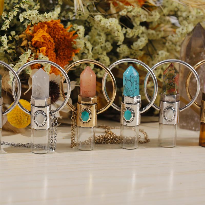 

Chains Items Natural Stones Crystal Point Necklace Gift On March 8 Women Jeweler