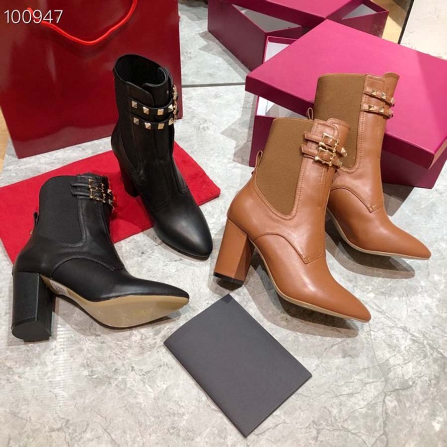 

Designer Boots Luxury Brand Genuine Leather Martin BOOTS Ankle Booties Woman Short BOOT Sneakers Trainers Slipper Sandals by topshoe99 074, # box