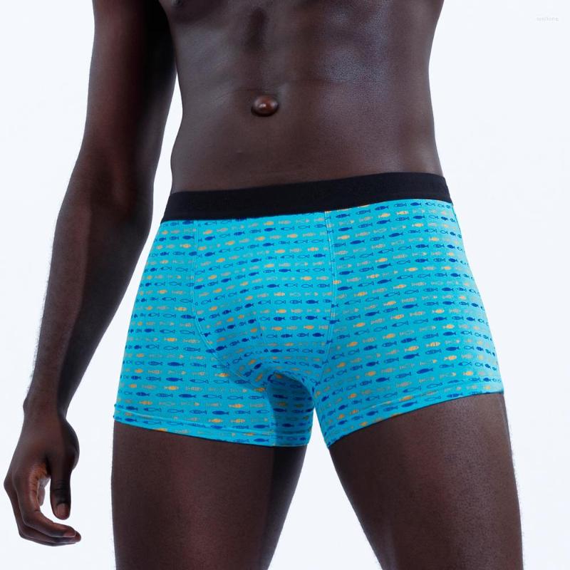 

Underpants Men' Panties Cotton Boxershorts Comfortable Elastic For Man Homme Boxers Shorts Underwear Male Fashion Brand, B15 dark grey