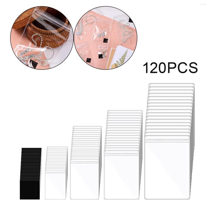 

Jewelry Pouches 120x Bags With Storage Clear Anti-oxidation Foils