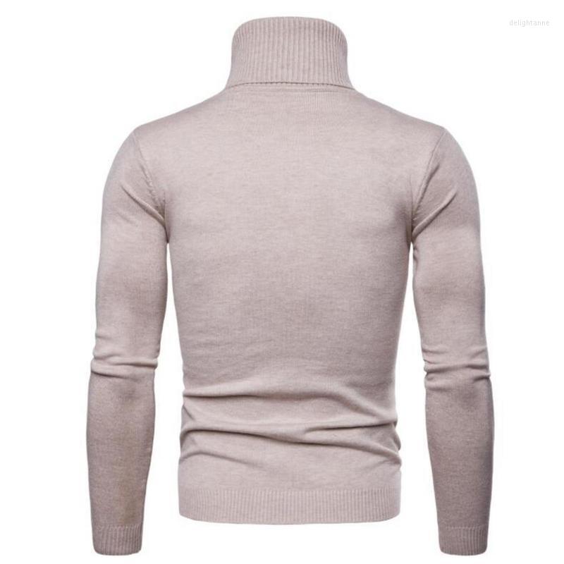 

Men's Vests Turtleneck For Men Long Sleeves Knitted Thermal Sweater Solid Color Pullover Sweaters Warm Jumper, Black