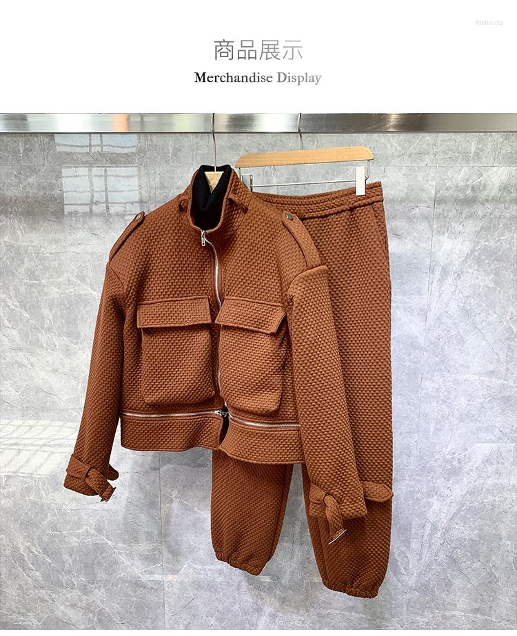 

Men's Tracksuits Bn1160 Fashion Men's Sets 2022 Runway Luxury European Design Party Style Clothing, Black