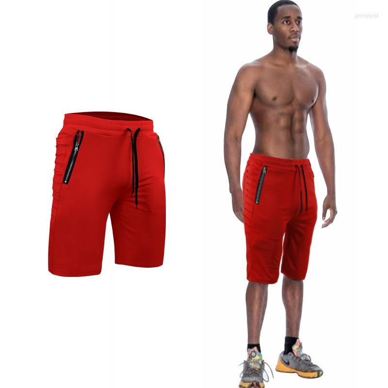 

Men's Shorts Spring Summer Wholesale Men's Sports Casual Pants Running Training Basketball Loose Five Points -3XL, Black