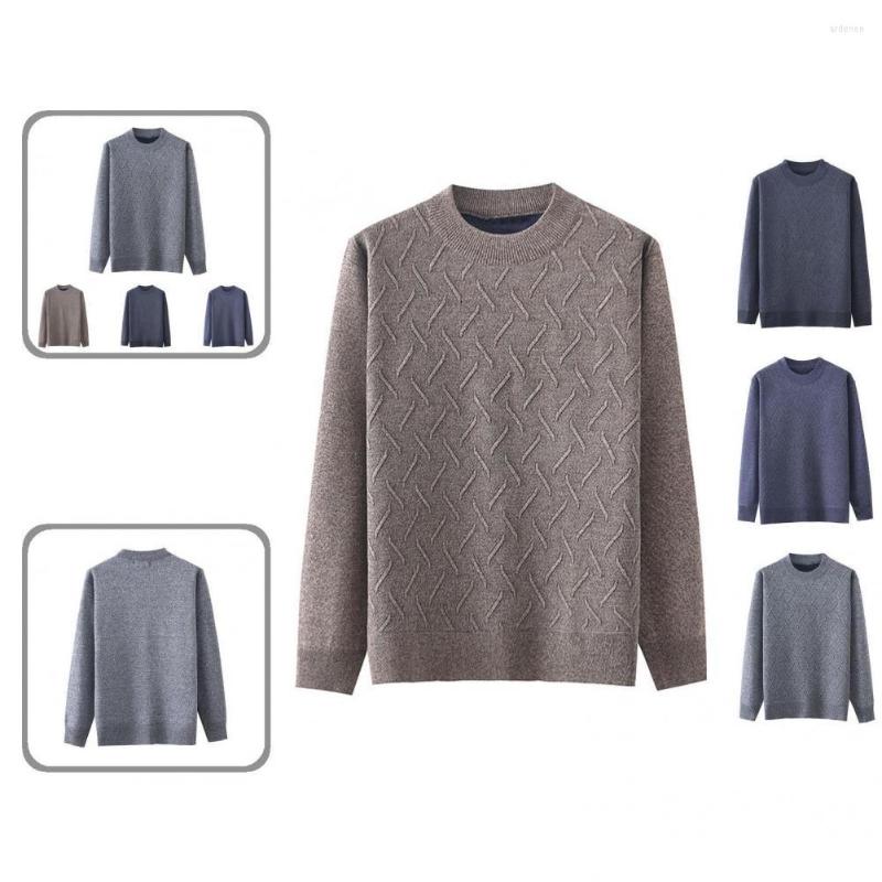 

Men's Sweaters Anti-shrink Trendy Leisure Male Sweater O Neck Autumn Long Sleeve For Daily Wear, Khaki