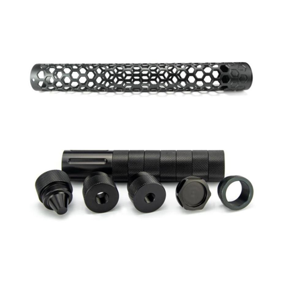 

Scopes Scopes 7 9 12 15 Inch L Ar15 Super Slim Round Hollow Out Handguard And Cleaning Tube Float Rail Scope Mount Accessories Drop Dhoz9, Black