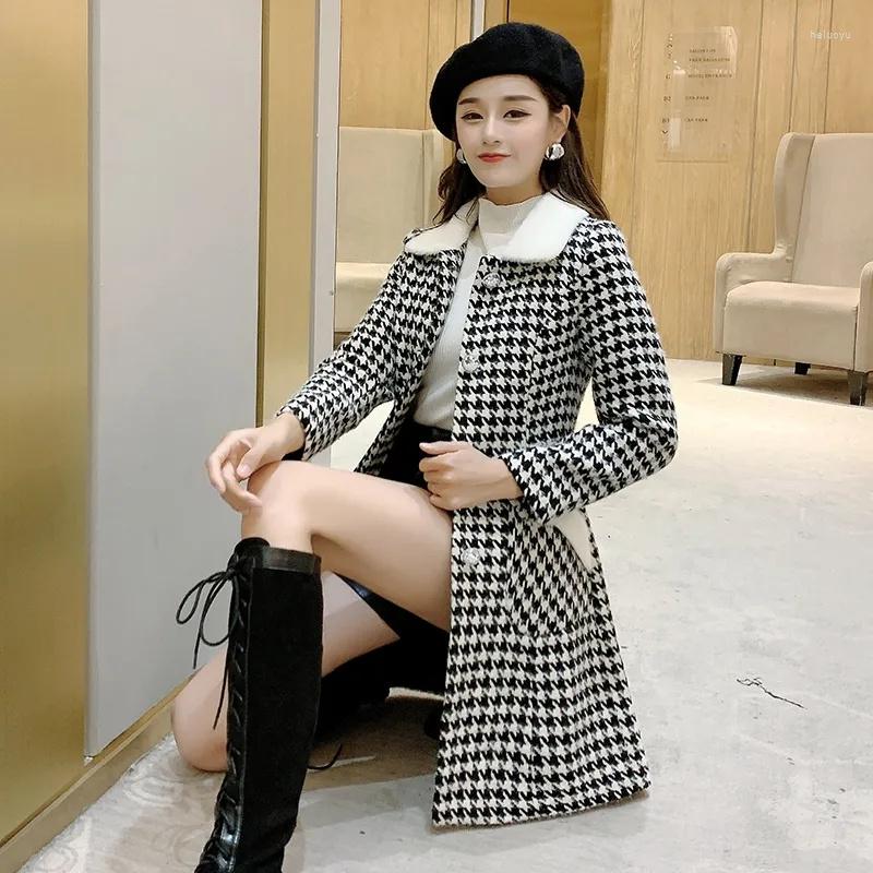 

Women's Wool Women's Woolen Coat 2022 Female Winter Jacket Thicken Keep Warm Imitation Gold Mink Coats Overcoat Outerwear, Photo color