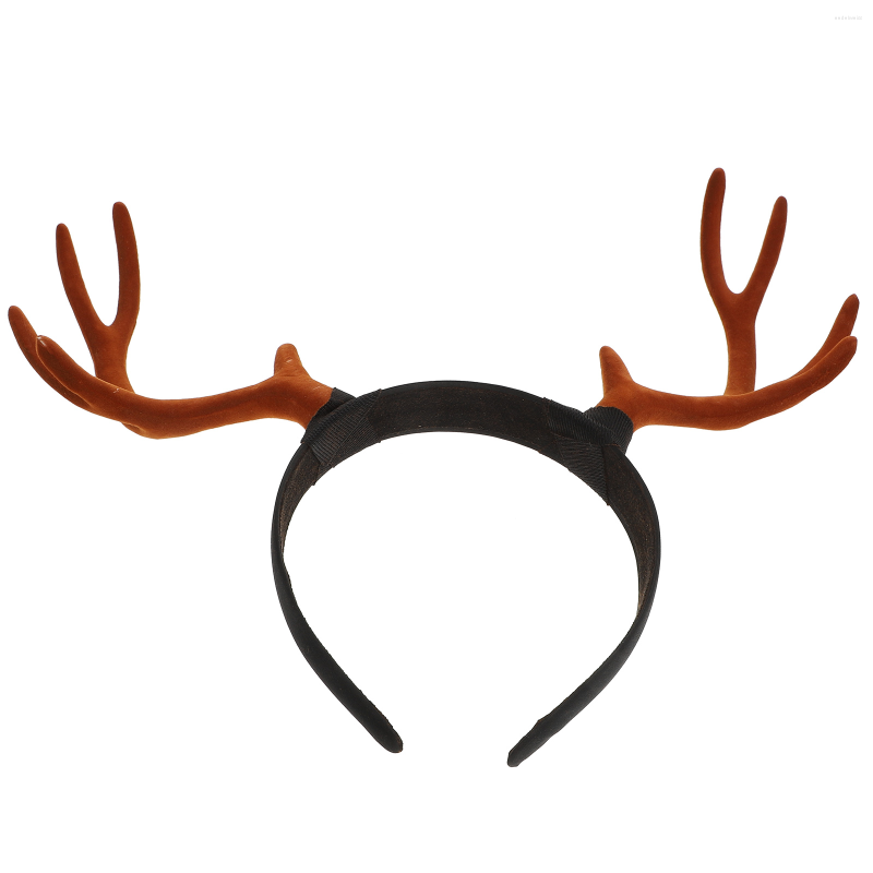 

Bandanas 1PC Christmas Antler Headband Unique Xmas Hairband Delicate Headwear