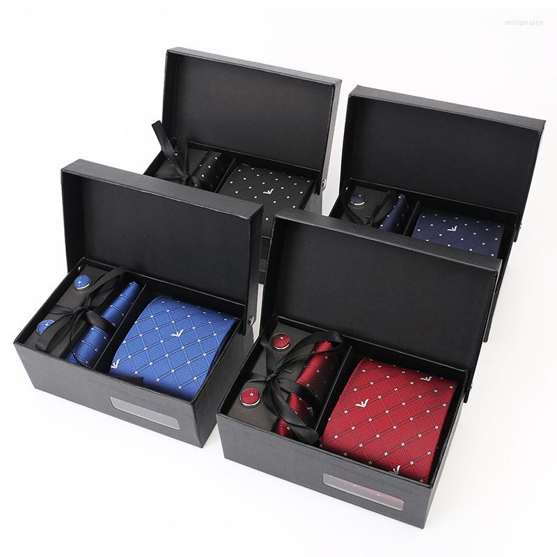 

Bow Ties Fashion Necktie Groom Gentleman Tie Set Wedding Birthday Party Gifts For Men Gorgeous Silk High Quality