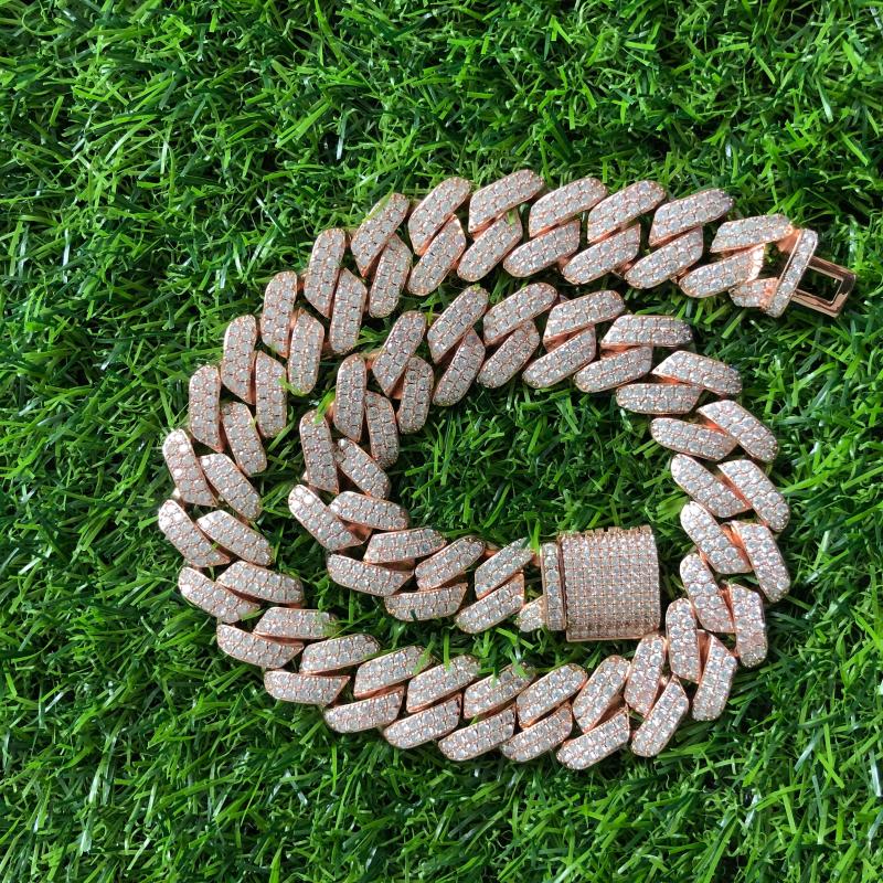 

Chains Iced Out Prong Cuban Link Chain Hiphop Jewelry For Gift