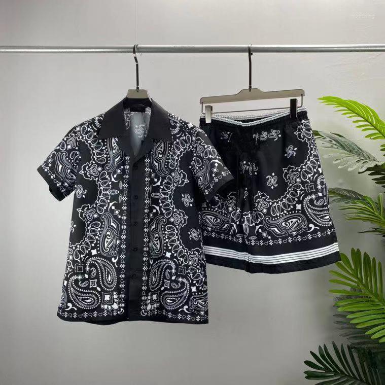 

Men's Tracksuits L09741 Fashion Men's Sets 2022 Runway Luxury European Design Party Style Clothing, Picture shown