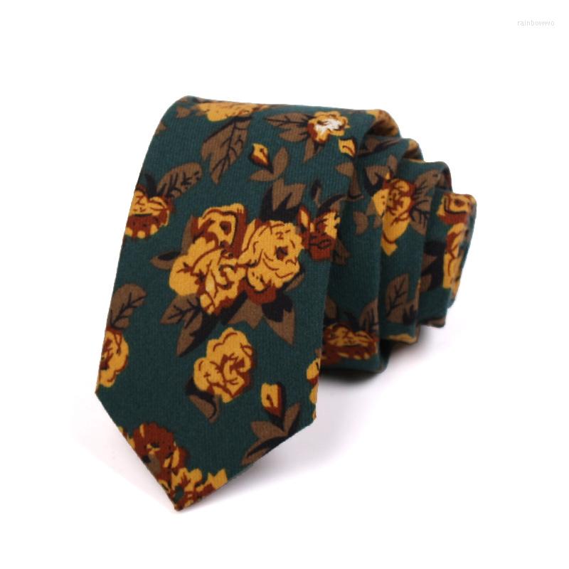 

Bow Ties 2022 Arrivals Men's Fashion High Quality Print 7CM Width Neckties Romantic Wedding Groom Neck Tie For Men Pack With Gift Box