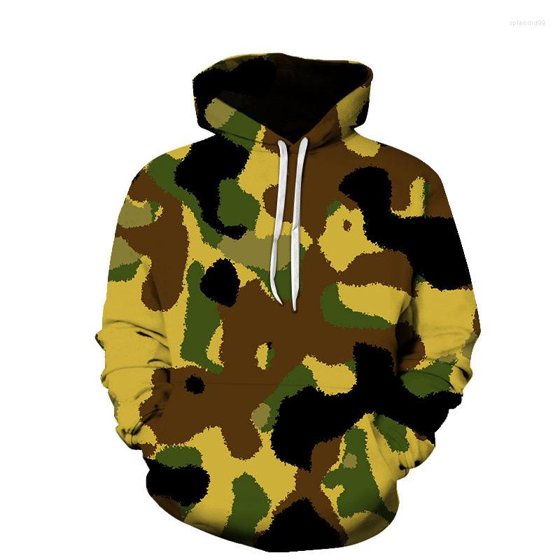 

Men's Hoodies 3D Digital Print Hoodie Matching Casual Hamouflage Collection, W1251