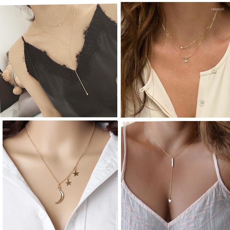 

Pendant Necklaces Women Necklace Fashion Fair Dressing Match Luxury Valentine's Gift For Crystal Druzy Pendants